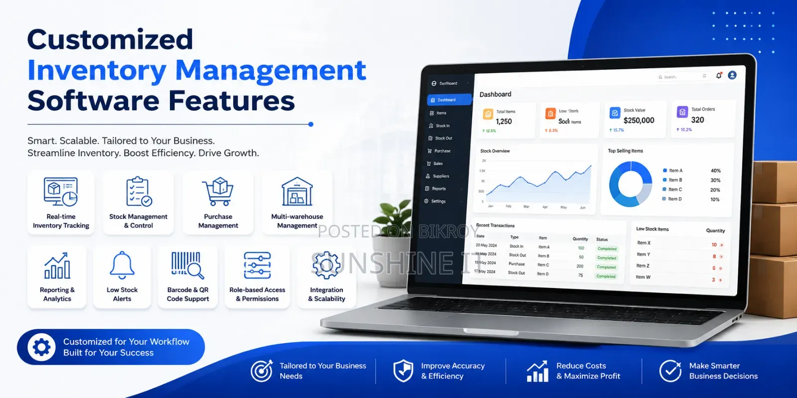 Customized Inventory Management Software