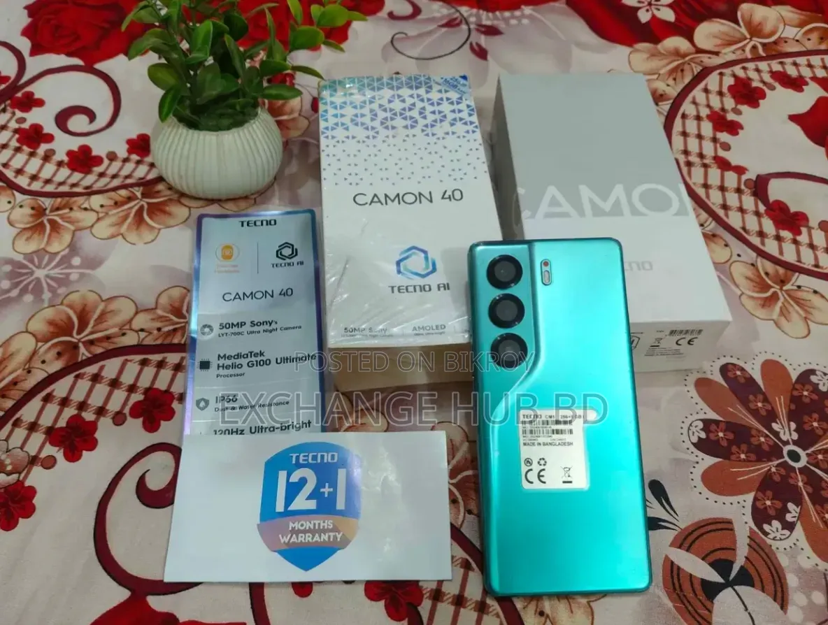 Tecno Camon 40 256 GB Green