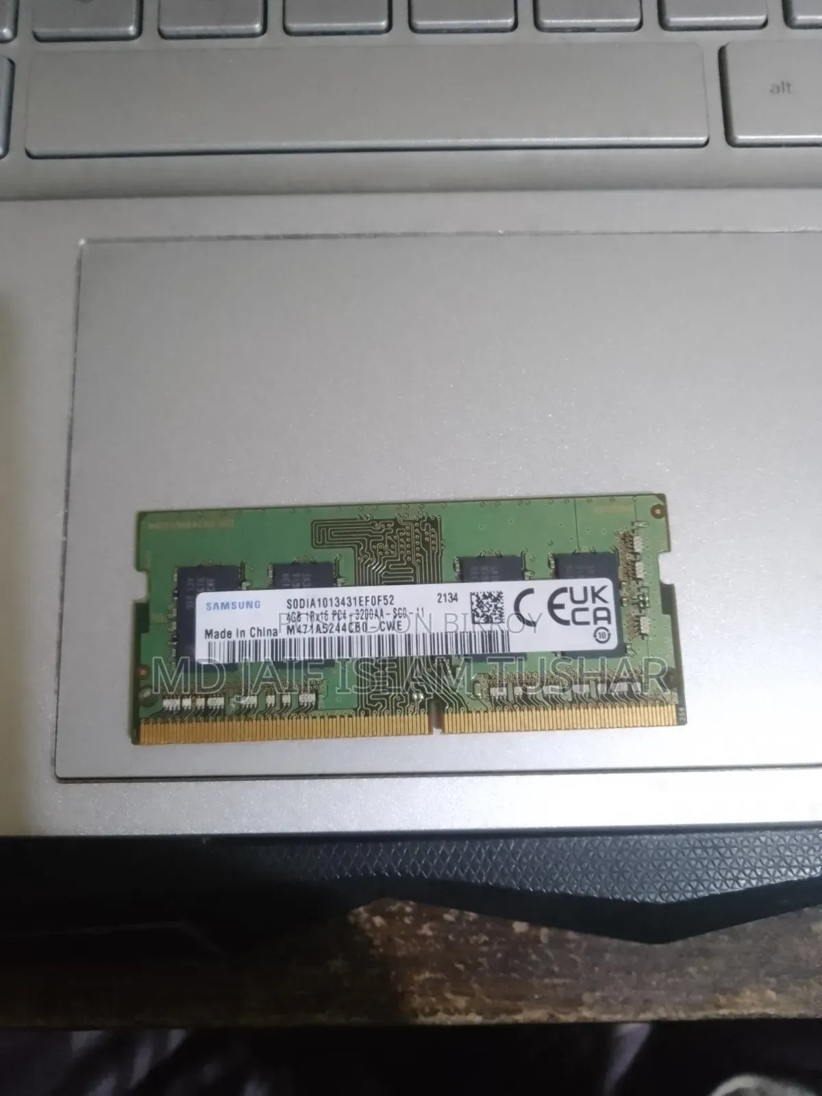 Laptop RAM (Samsung) for Sale