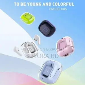 Ultrapods Max True Wireless Earbuds - Trans, Bluetooth 5.3, Waterproof