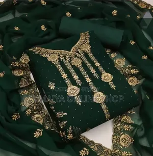 Embroidary Georjet Three Piece