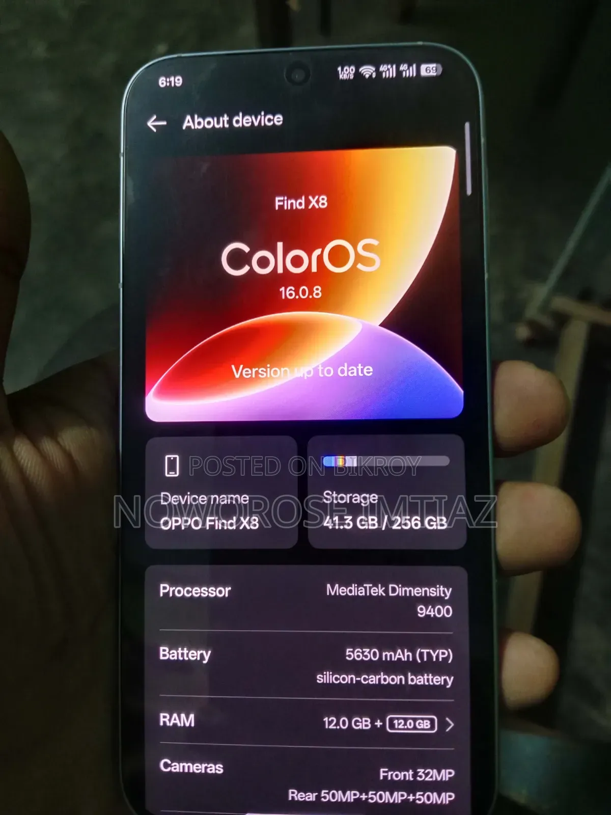 New Oppo Find X8 256 GB Gray