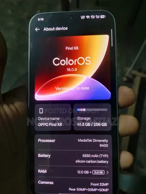 New Oppo Find X8 256 GB Gray