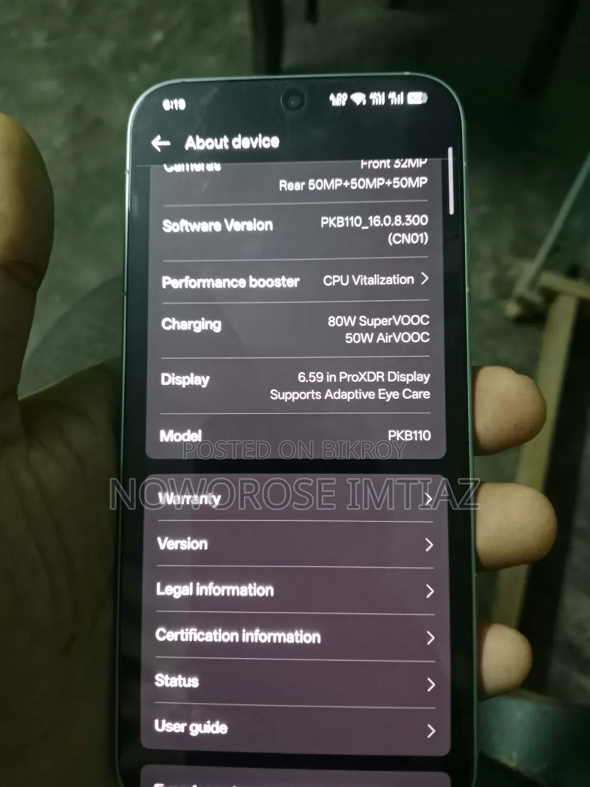New Oppo Find X8 256 GB Gray