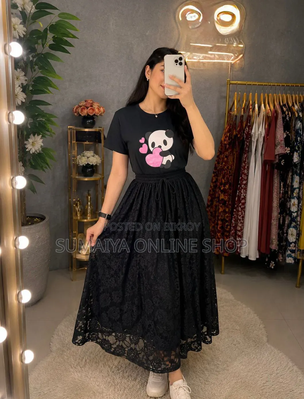 Tshirt and Skirt Set