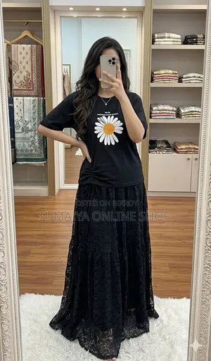 Tshirt and Skirt Set