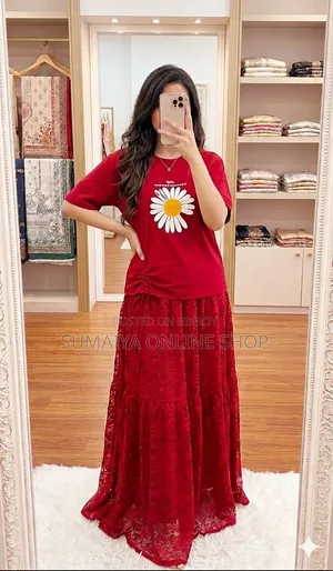 Tshirt and Skirt Set