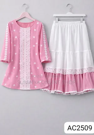 Trendy Ladies Tops and Skirt Set