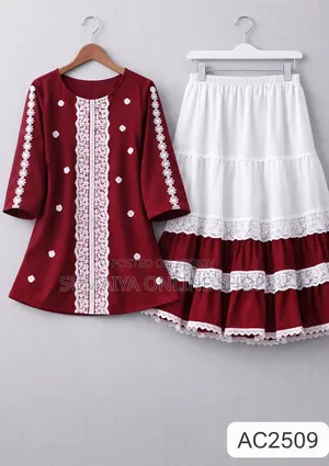 Trendy Ladies Tops and Skirt Set