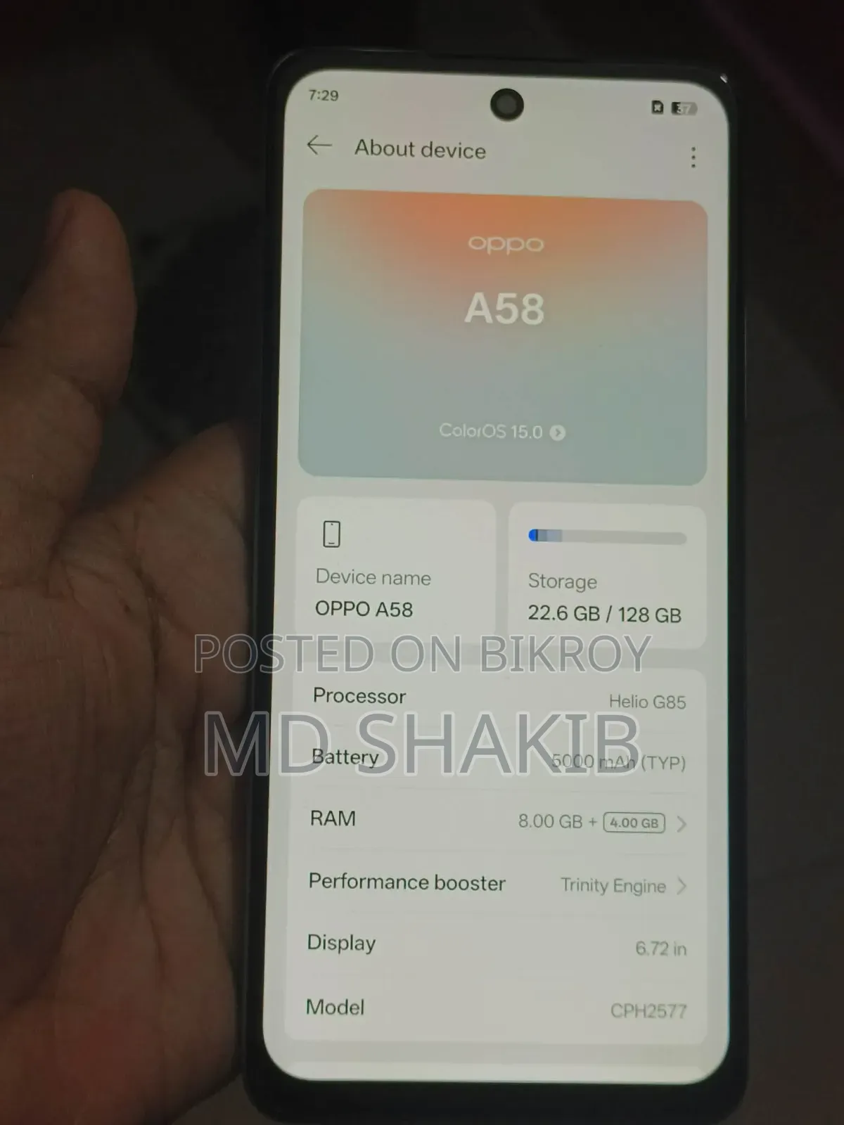 Oppo A58 4G 128 GB