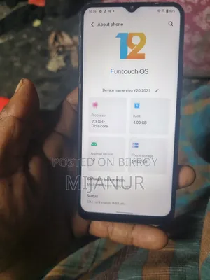 Vivo Y20 64 GB Black