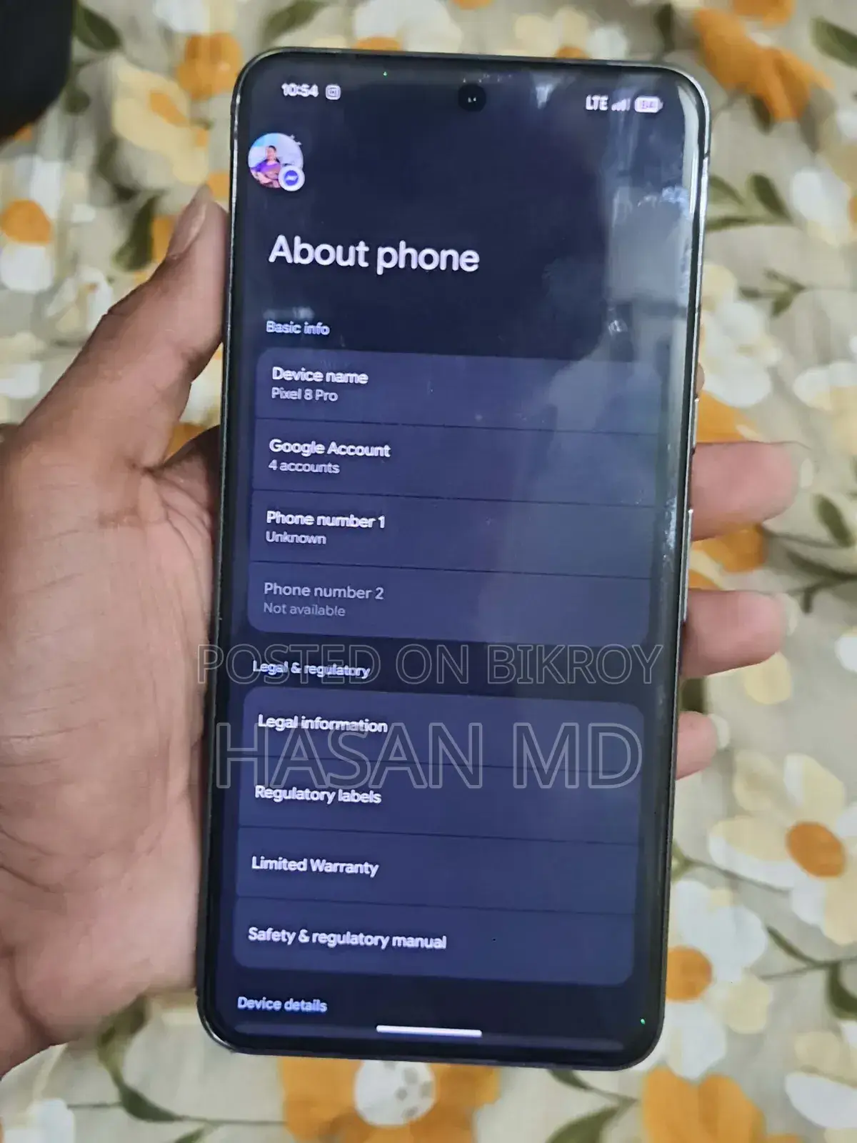 Google Pixel 8 Pro 128 GB Black