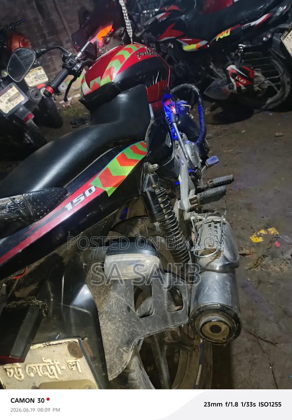 Bajaj Pulsar 150 2014 Red