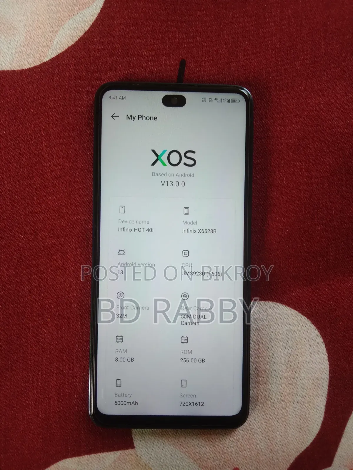 Infinix Hot 40i 256 GB Black