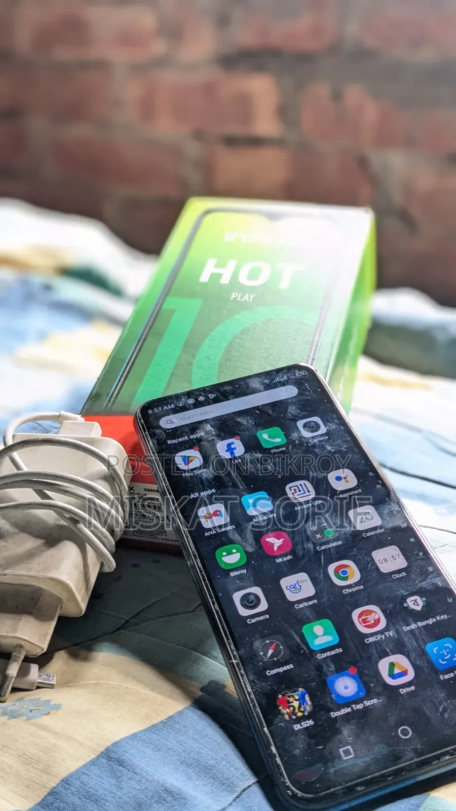 Infinix Hot 10 Play 64 GB Blue