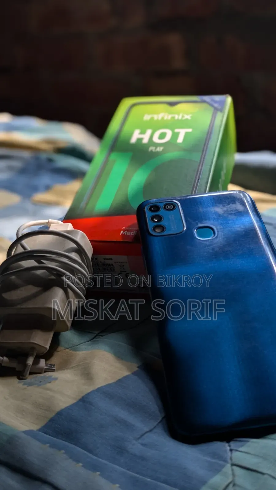 Infinix Hot 10 Play 64 GB Blue