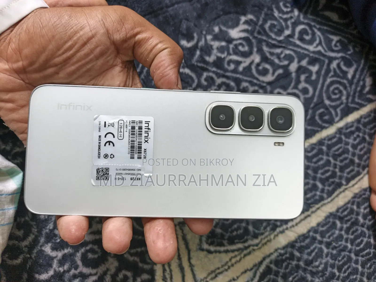 Infinix Hot 60i 128 GB White
