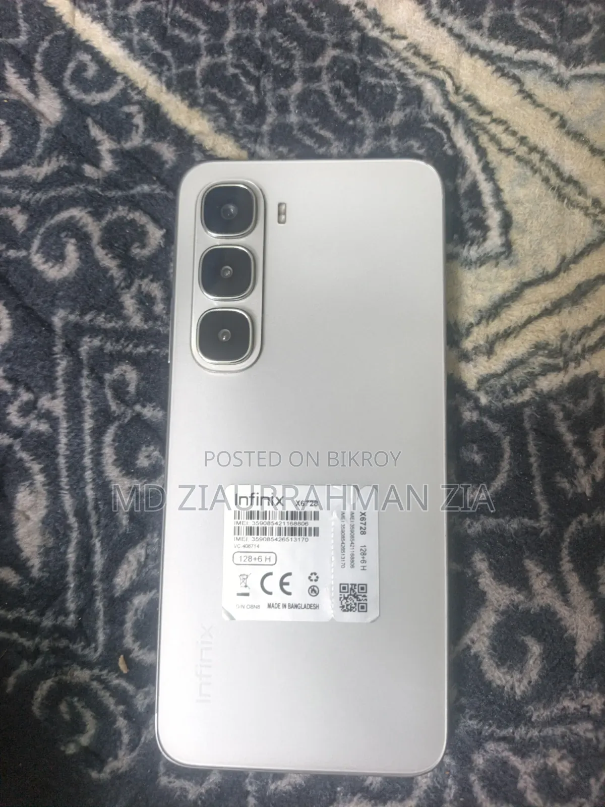 Infinix Hot 60i 128 GB White