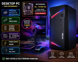Desktop Computer 16GB Intel Core I5 SSD 256GB