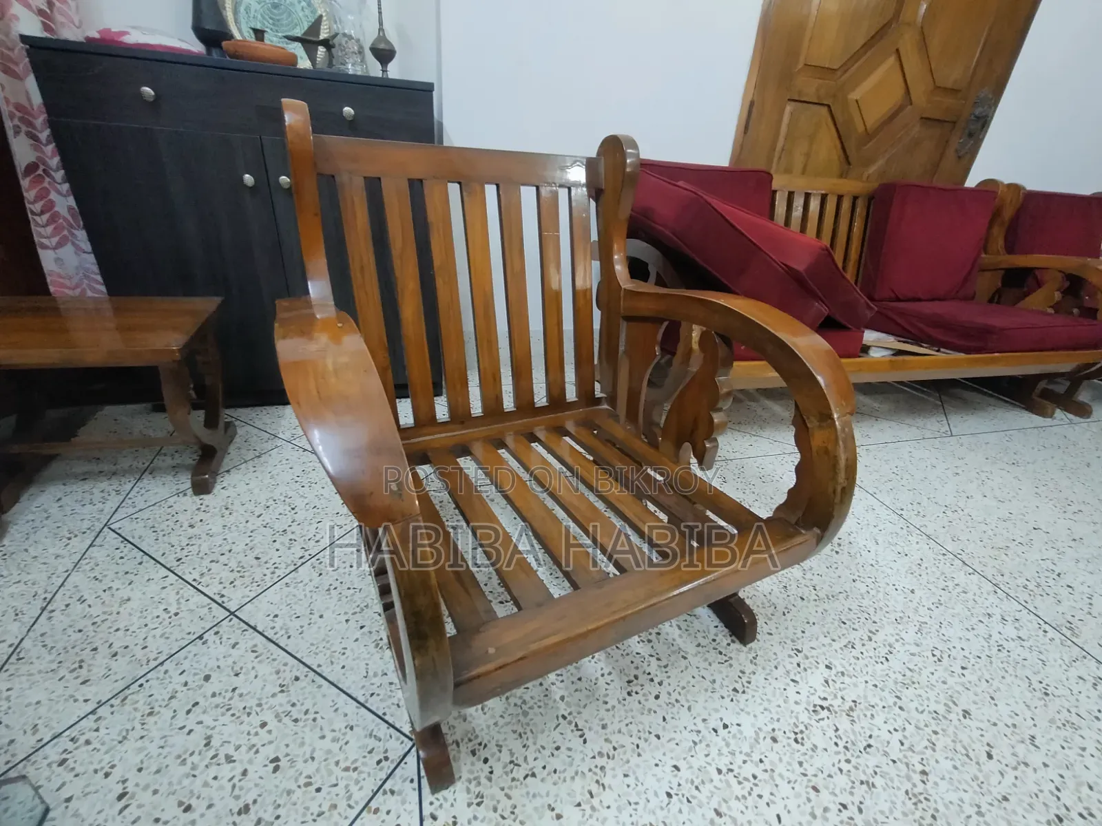 Teak Wood Sofa Set