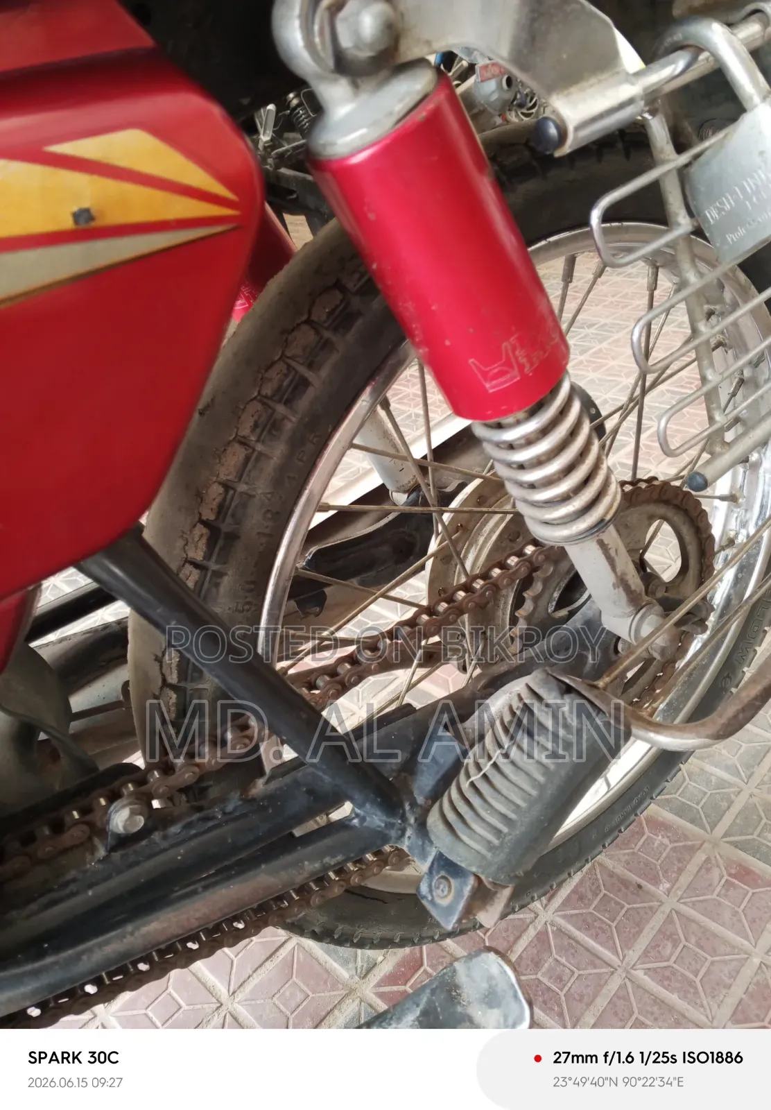 Hero Splendor Plus 2012 Red