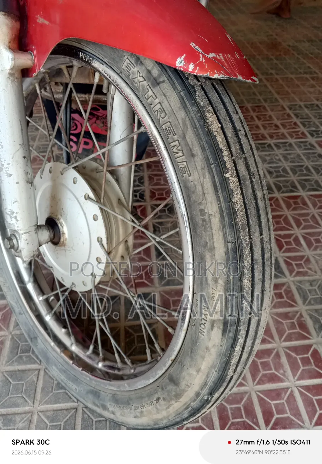 Hero Splendor Plus 2012 Red