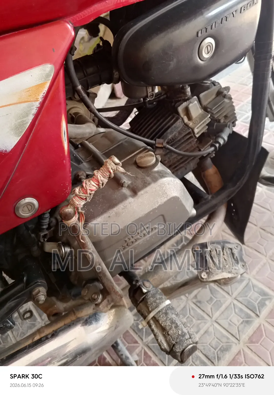 Hero Splendor Plus 2012 Red