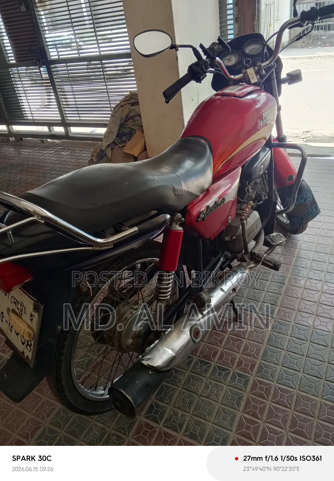 Hero Splendor Plus 2012 Red