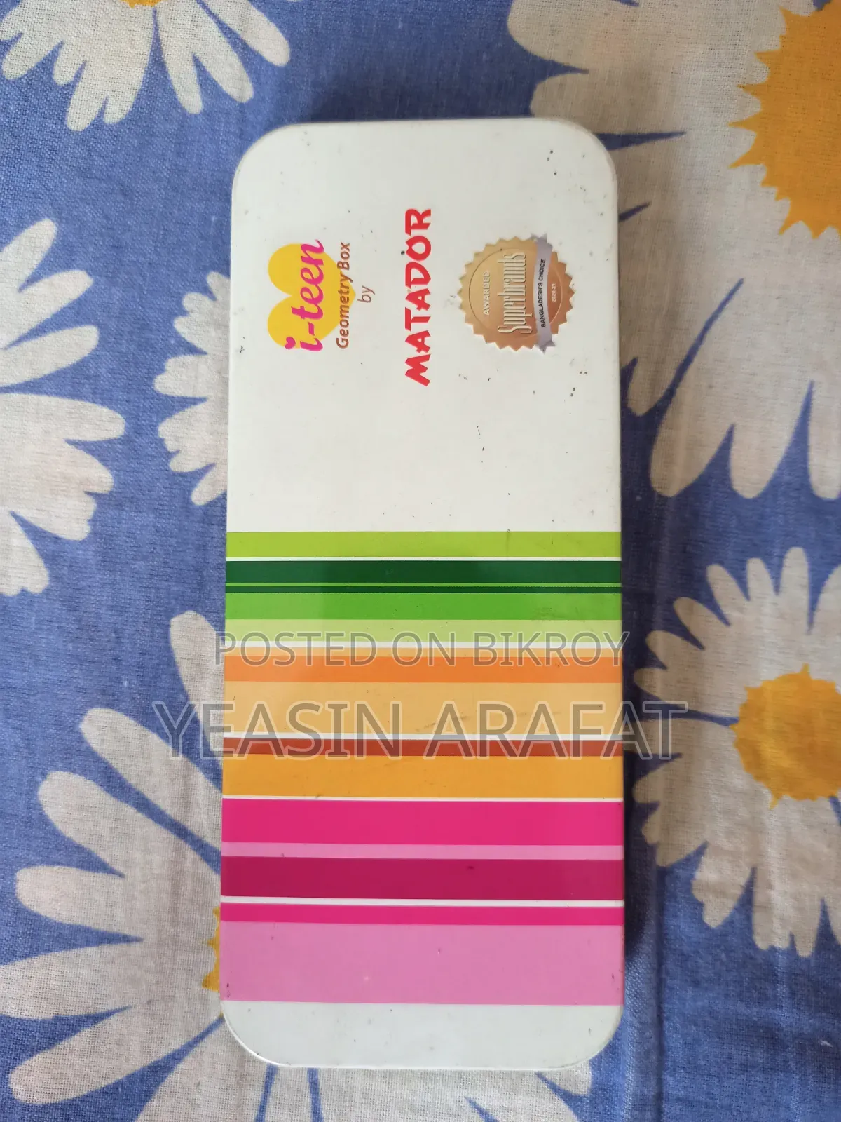 অরিজিনাল Casio Fx-991es Plus ক্যালকুলেটর + জ্যামিতি বক্স | ভালো অবস্থায়