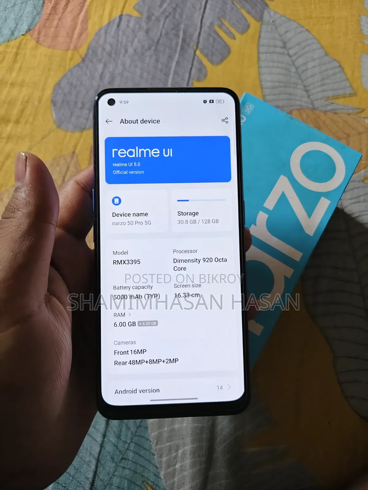 Realme Narzo 50 Pro 128 GB Blue