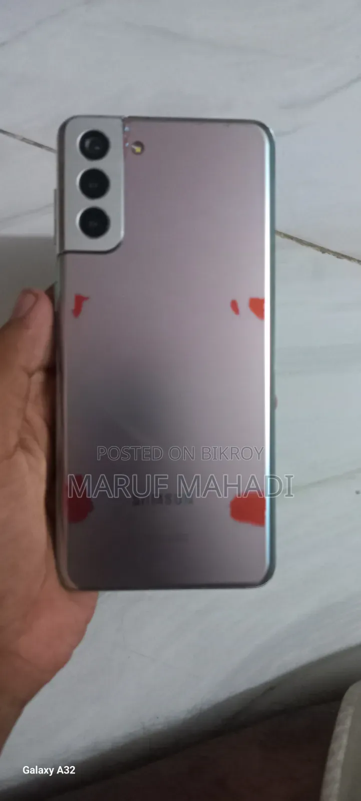 স্যামসাং গ্যালাক্সি এস২১ ৫জি ১২৮ জিবি সিলভার
