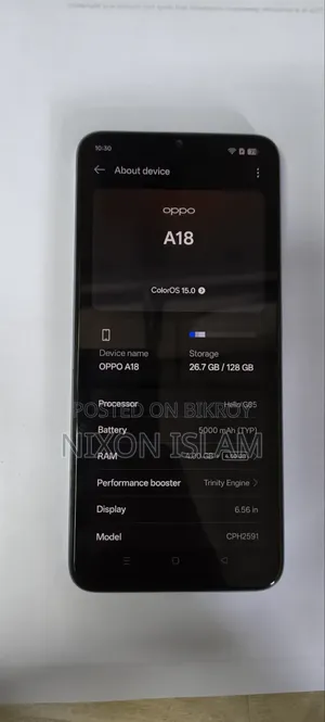 Oppo A18 128 GB Blue