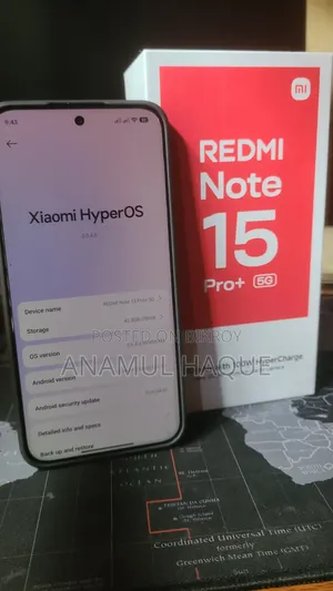 New Xiaomi Redmi Note 15 Pro+ 256 GB Black