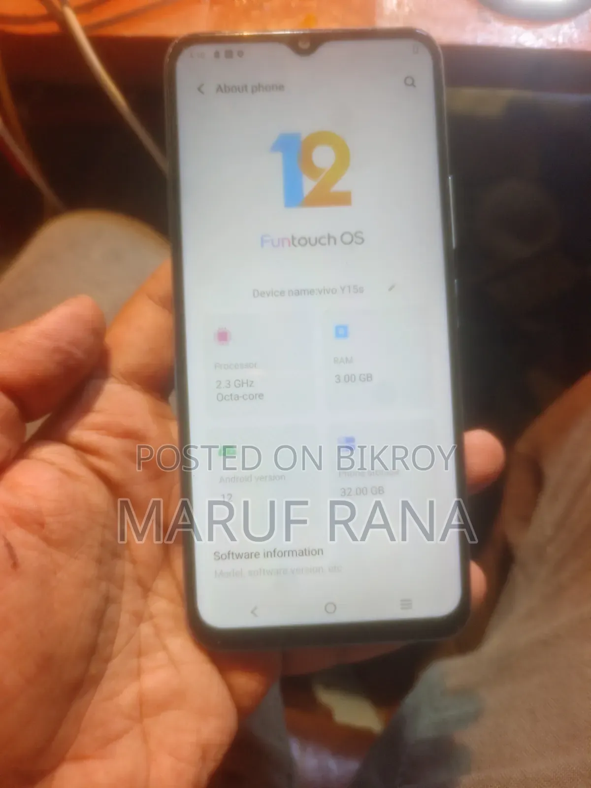 Vivo Y15S 32 GB Blue