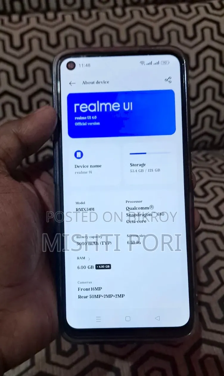 Realme 9i 128 GB Blue