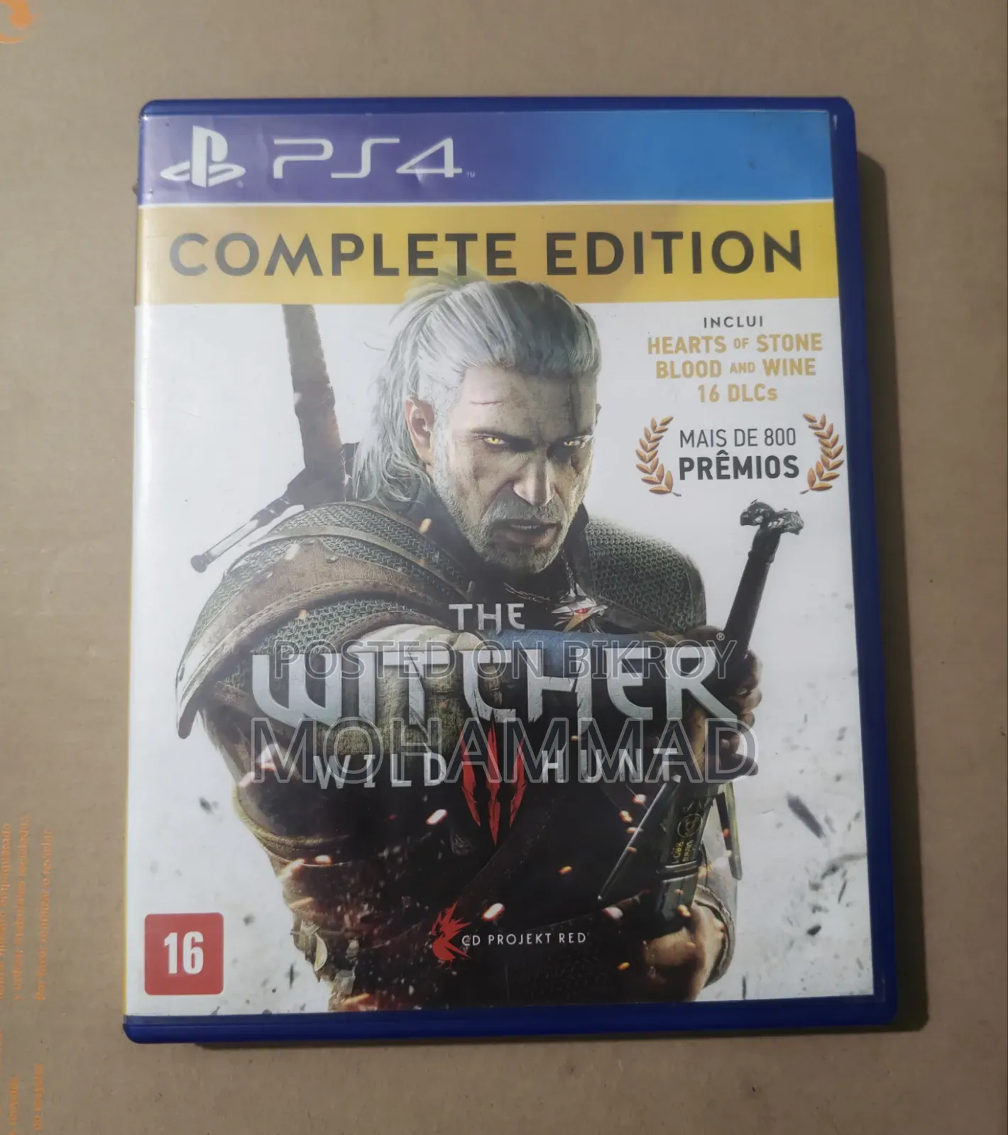 The Witcher Wild Hunt 3 (Complete Edition) PS4 CD