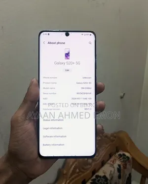 Samsung Galaxy S20+ 5G 128 GB White