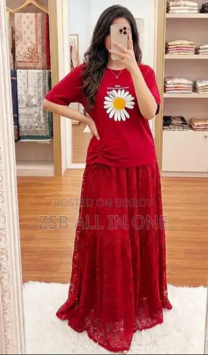 T-shirt and Skirt Set High Quality