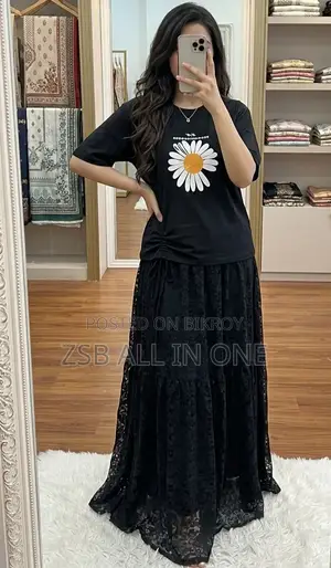T-shirt and Skirt Set High Quality