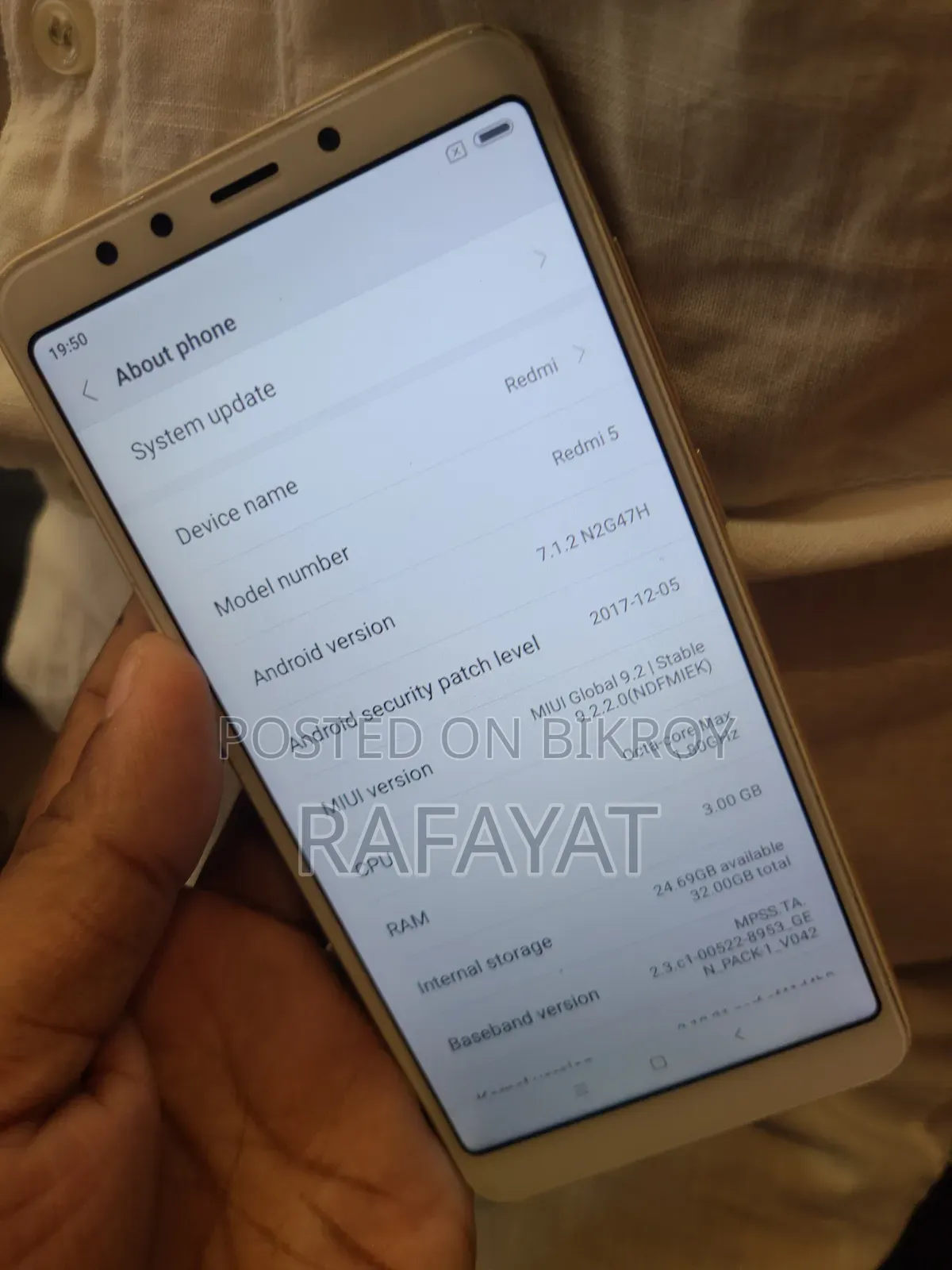 Xiaomi Redmi 5 32 GB Gold