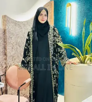 Full Bahar Embroidery Burqa (3-piece set)