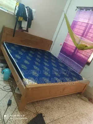 Bed and Mattress 6/7 feet