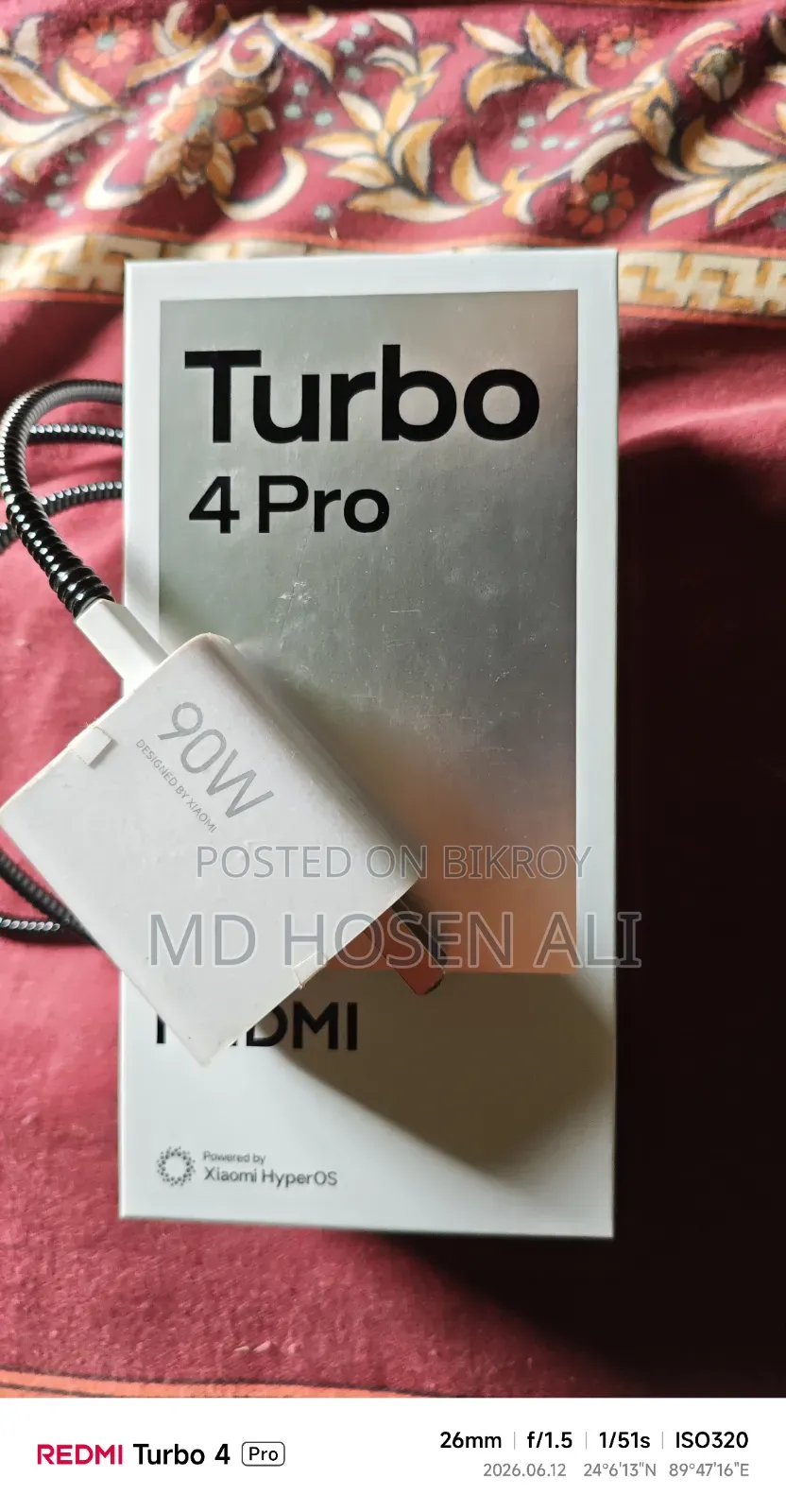 Xiaomi Redmi Turbo 4 Pro 256 GB Black