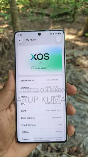 Infinix Note 50 4G 256 GB Gold