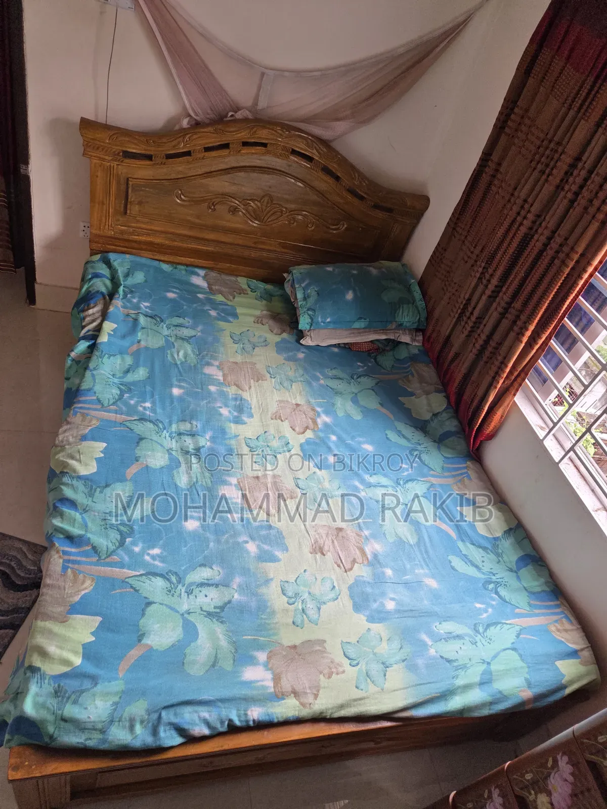 Used 5/7 Bed (Original Teak Wood)