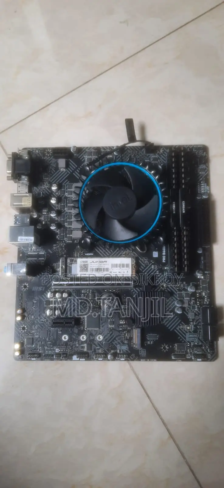 Intel I5 CPU MSI B660 Motherboard 32 GB RAM