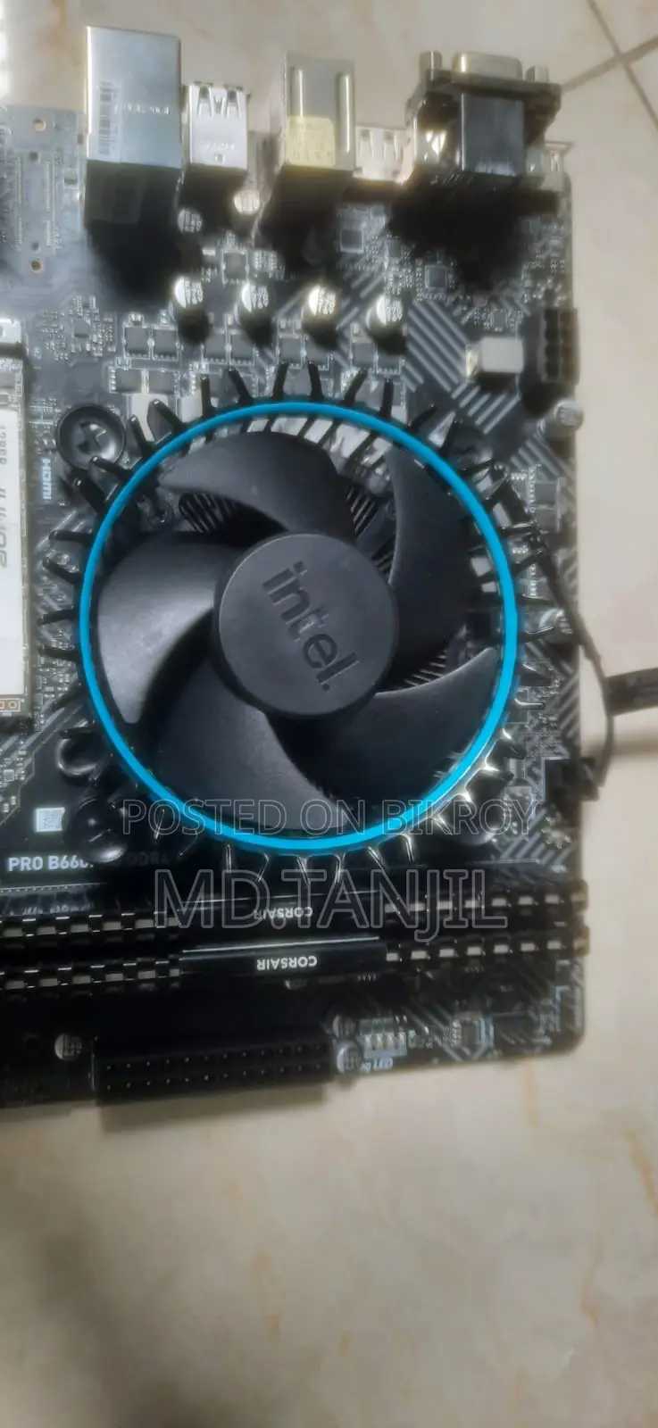Intel I5 CPU MSI B660 Motherboard 32 GB RAM
