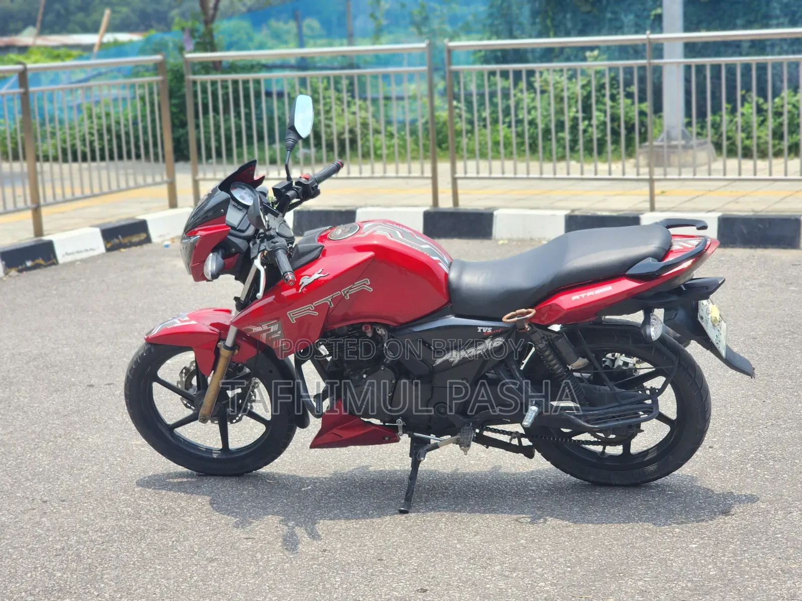 TVS Apache RTR 160 2V 2019 Red