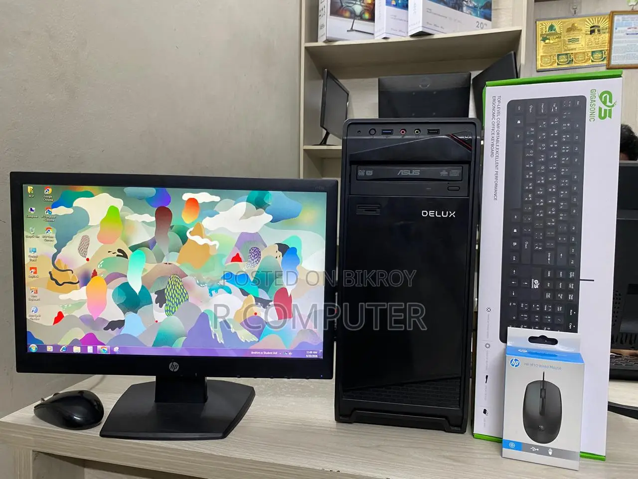 Desktop Computer 4GB Intel Core I3 SSD 128GB