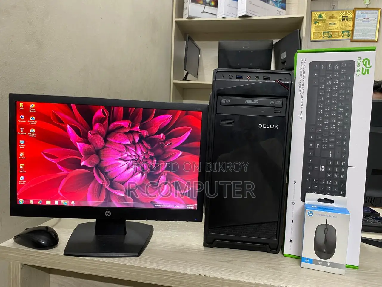 Desktop Computer 4GB Intel Core I3 SSD 128GB
